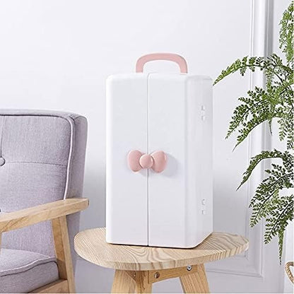 Double Door Protable Cosmetic Organizer