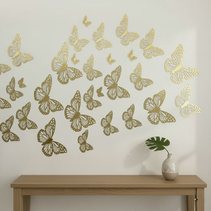 10PCs Acrylic Butterfly Mirror Set (3Inch)