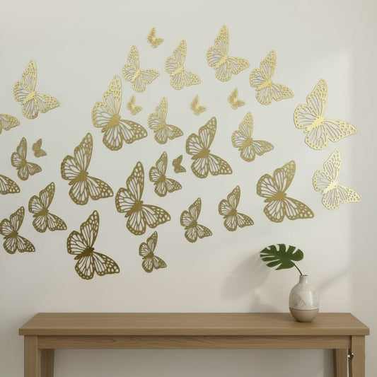 10PCs Acrylic Butterfly Mirror Set (3Inch)