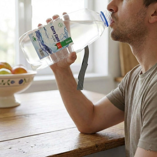 Plastic Cane Water Bottle 1-Liter